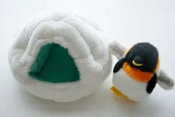 텐노지 동물원 펭귄 봉제 인형 에스키모 하우스 미니 펭귄