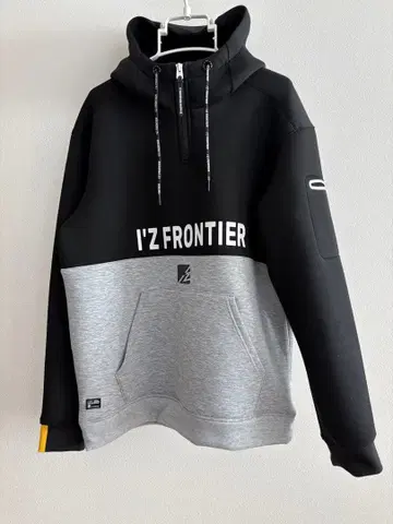 I'Z FRONTIER 후드티 M 사이즈 #8920 블랙/그레이