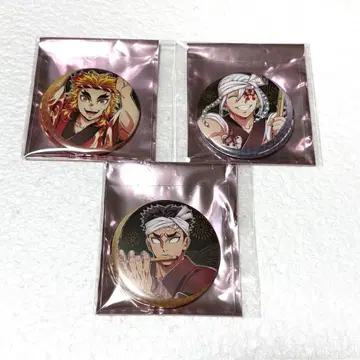 귀멸의 칼날 아와오도리 캔뱃지 렌고쿠 우즈이 히메지마