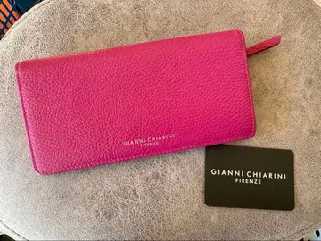 GIANNI CHIARINI 핑크 장지갑