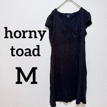 새상품급 horny toad 다크 그레이 M 사이즈 무릎 기장 원피스