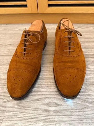 [ 거의 미사용품 ] 에드워드 그린_ 카도건_모카 스웨이드-_9-91/2