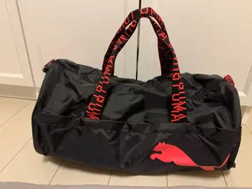 PUMA 보스턴 백 블랙/빨간색