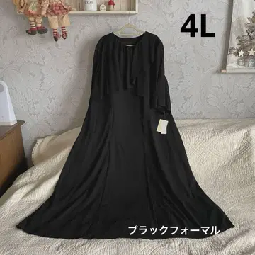 새상품 빅 사이즈 4L 블랙 포멀 원피스 상복 관혼상제