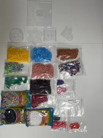 펄러비즈 새상품과 장미 세트