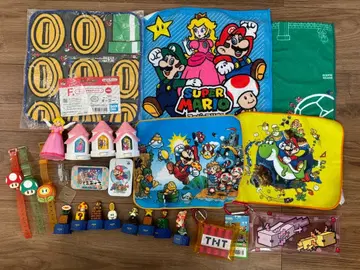 마리오 밀토이 마이크 1번 복권 타월 피규어 파우치 펩시