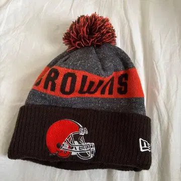 클리블랜드 브라운스 니트 모자 폼폼 포함