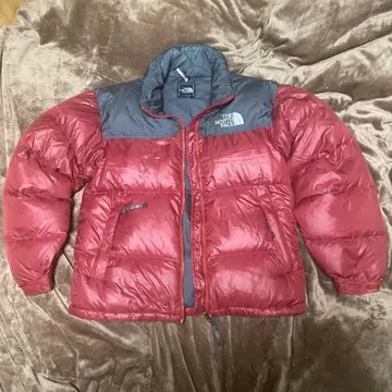 THE NORTH FACE 다운 자켓 S 빨간색/블랙