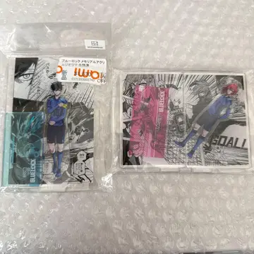 블루 록 메모리얼 아크릴 디오라마 이토시 린 치기리 효마 2세트