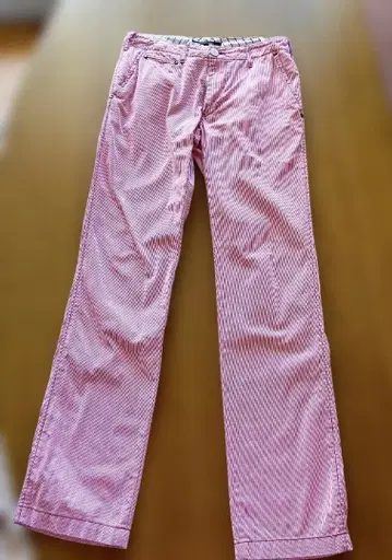 STUDIO ORIBE 빨흰 스트라이프 팬츠 3