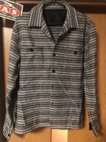 RATS 스트라이프 셔츠 M 사이즈 울 혼방