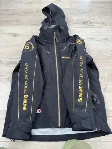 SUNLINE 낚시 수트 블랙