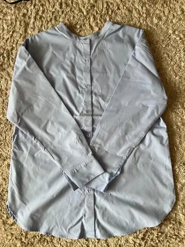 나노 유니버스 라이트 블루 긴팔 셔츠