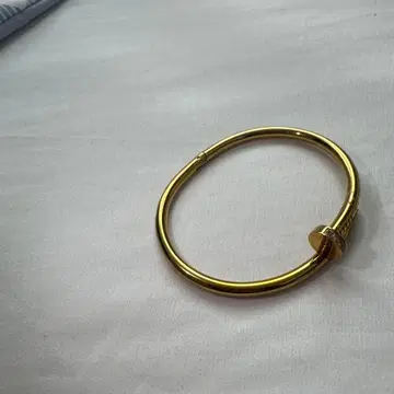 골드 심플 뱅글 스톤 포함