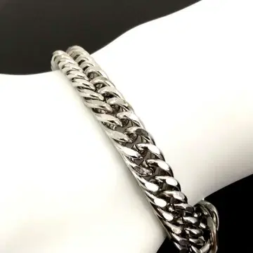 실버 체인 키헤이 팔찌 8mm