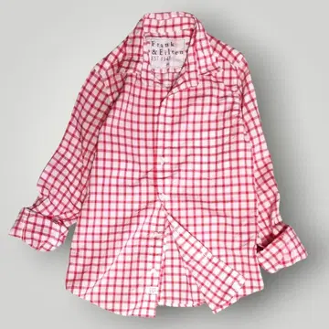 프랭크 앤 아이린 발리 M 주름 가공 깅엄 체크