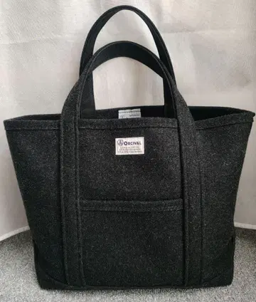 오르치발 ORCIVAL 울 그레이 블랙 토트백