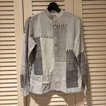 sousou 타카시마지쿠 스탠드 카라 셔츠 S 마가사네