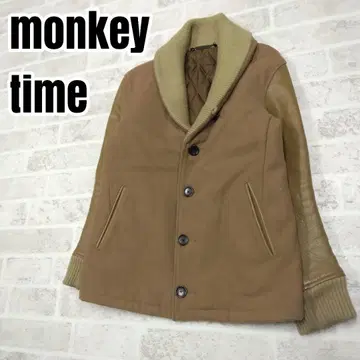 몽키타임 가죽 절개 자켓 M 사이즈