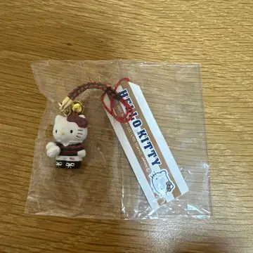 헬로키티 스트랩 방울 포함 와세다 대학교 럭비