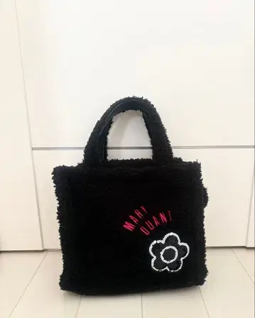 MARY QUANT 블랙 토트백