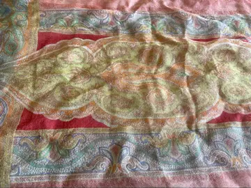 ETRO 100% 실크 페이즐리 무늬 스톨