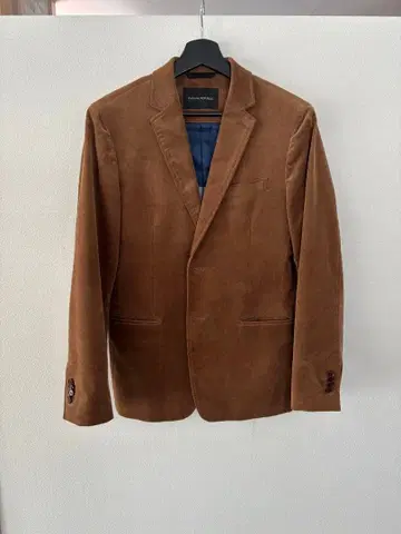 브라운 코듀로이 테일러드 자켓