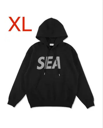 windandsea 위드앤씨 후디 후드티 XL 블랙 블랙