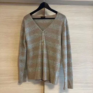 폴 스미스 가디건 M 사이즈 베이지/그레이