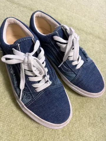 VANS V36CF REMIX 데님 스니커즈 23.5cm
