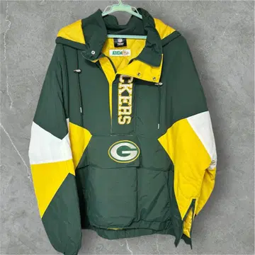 NFL 풀오버 자켓 그린/노랑/화이트