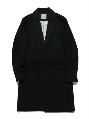 새상품급 나노 유니버스 라이트 멜톤 울 체스터 코트 블랙 S