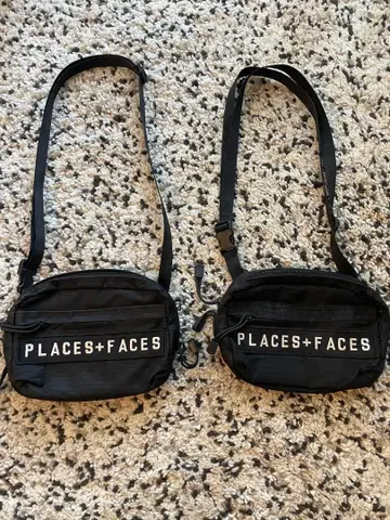 PLACES+FACES 바디백 블랙