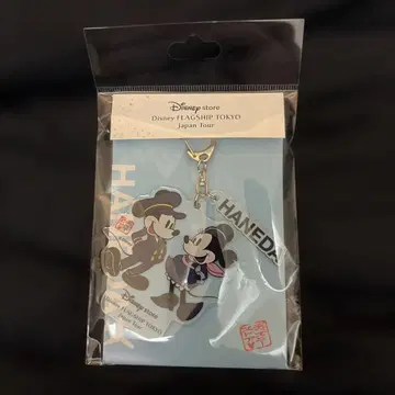 플래그십 하네다 공항 한정판 미키마우스 미니 마우스 아크릴 키링