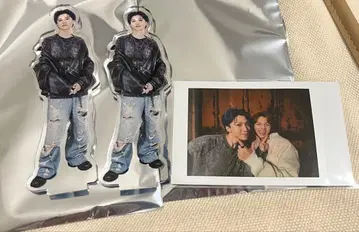 카메다 유신 마에노 슈이치 아크릴 스탠드 폴라로이드