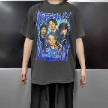 DISH// 군청 비행 그레이 T셔츠 XL