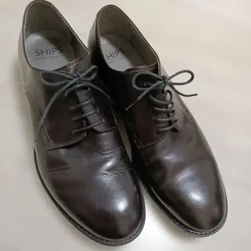 SHIPS 다크 브라운 레이스업 슈즈