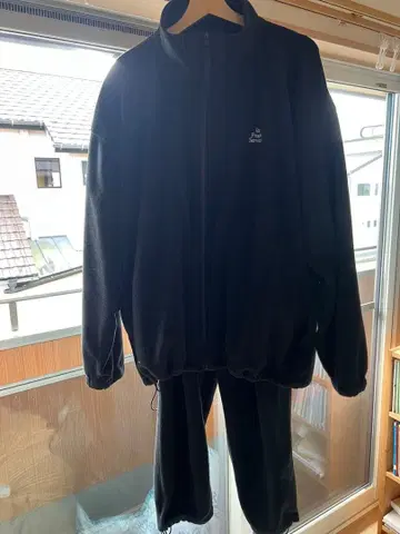 FreshService 플리스 트랙 수트 셋업 블랙 M 사이즈