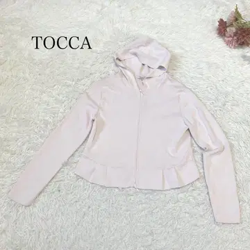 s.2596 [토카] 긴팔 후드티 페플럼 크롭 기장 핑크 걸리시