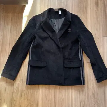 adidas 코듀로이 자켓 M 블랙 여성용