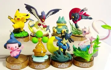 포켓몬 피규어 컬렉션 뮤우와 파동의 용사 루카리오 전 8종