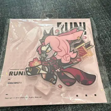 붕괴 3rd 야에 사쿠라 아크릴 스탠드 미사용 SD 캐릭터 러닝 시리즈