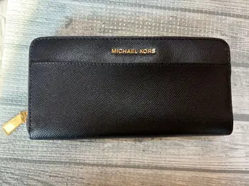MICHAEL KORS 블랙 가죽 장지갑