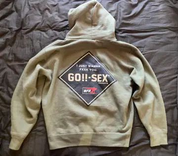 FR2 명작 GO-SEX 후드티 맨투맨 M 카키