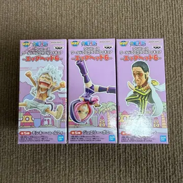 원피스 월드 컬렉터블 피규어 에그 헤드 6 3종 세트