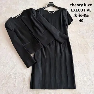 미사용급 띠어리 럭스 에그제큐티브 원피스 셋업 세레모니 블랙