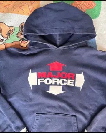 레어 XL MAJOR FORCE 빈티지 후드티 메이저 포스 타카기 칸