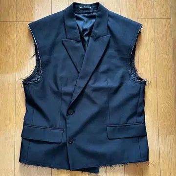 ZARA 더블 브레스트 테일러드 자켓풍 베스트