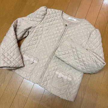 GALLERY VISCONTI 베이지 퀼팅 자켓