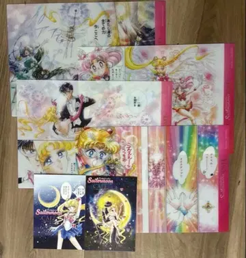 세일러문 카페 런천매트 엽서 컴플리트